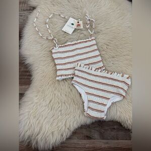 Fin & Vince sunrise stripe bikini